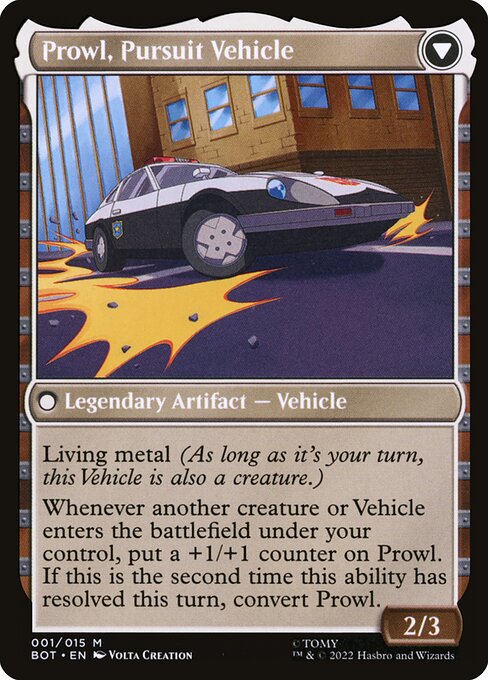 Prowl, Stoic Strategist // Prowl, Pursuit Vehicle (reverso)
