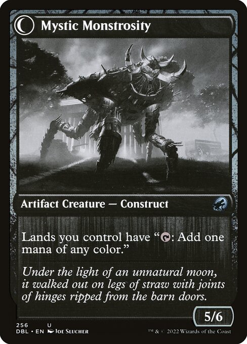 Mystic Skull // Mystic Monstrosity (reverso)