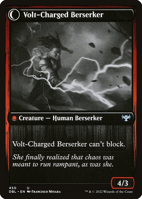 Voltaic Visionary // Volt-Charged Berserker (reverso)