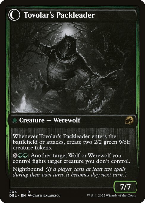 Tovolar's Huntmaster // Tovolar's Packleader (reverso)