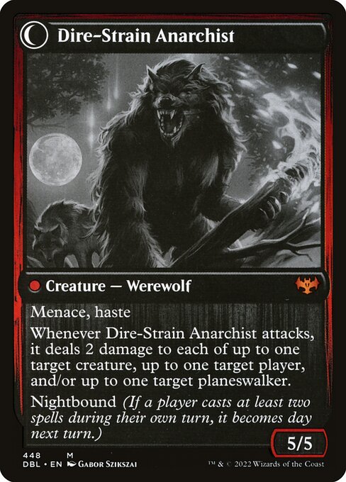 Volatile Arsonist // Dire-Strain Anarchist (reverso)