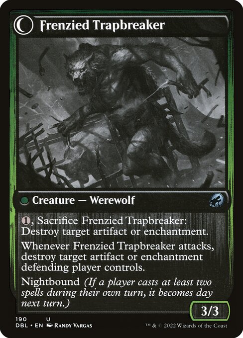 Outland Liberator // Frenzied Trapbreaker (reverso)