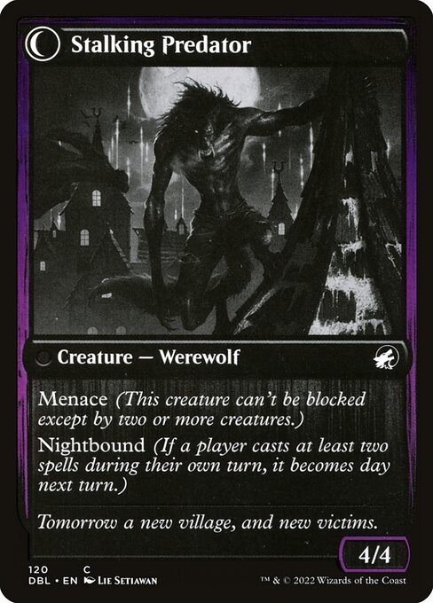 Shady Traveler // Stalking Predator (reverso)
