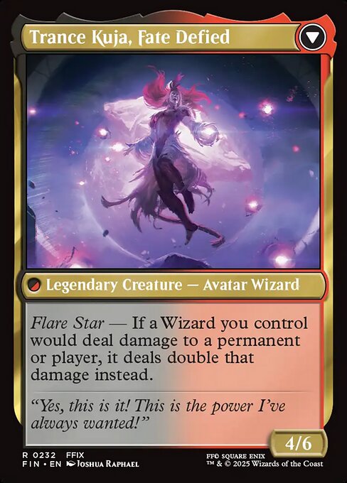 Kuja, Genome Sorcerer // Trance Kuja, Fate Defied (reverso)