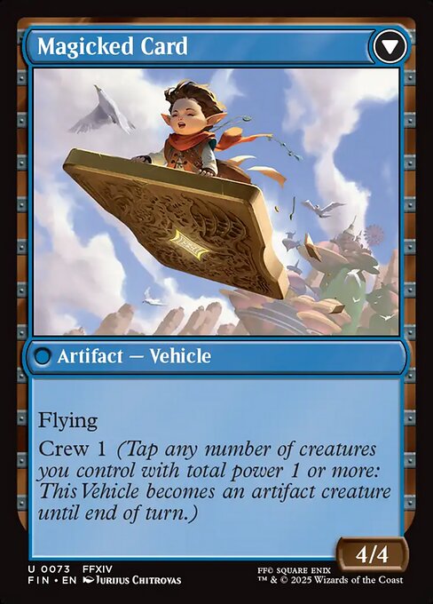Sidequest: Card Collection // Magicked Card (reverso)