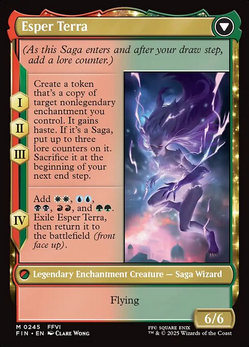Terra, Magical Adept // Esper Terra (reverso)