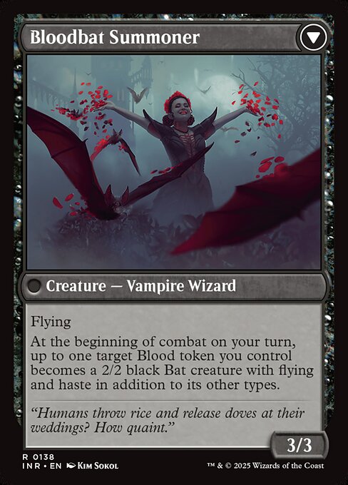 Voldaren Bloodcaster // Bloodbat Summoner (reverso)