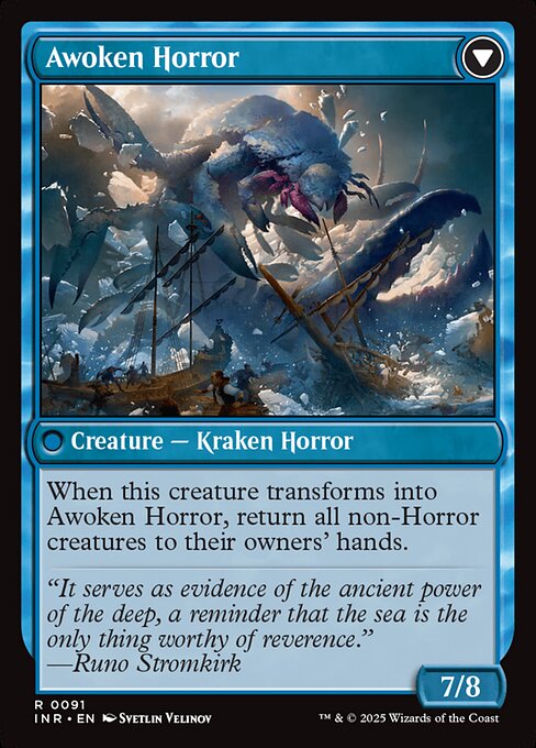 Thing in the Ice // Awoken Horror (reverso)