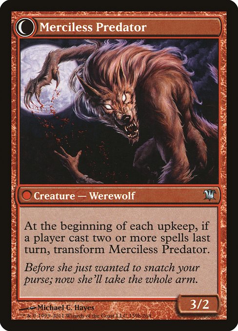 Reckless Waif // Merciless Predator (reverso)