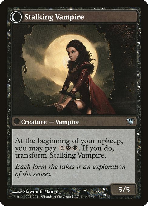 Screeching Bat // Stalking Vampire (reverso)
