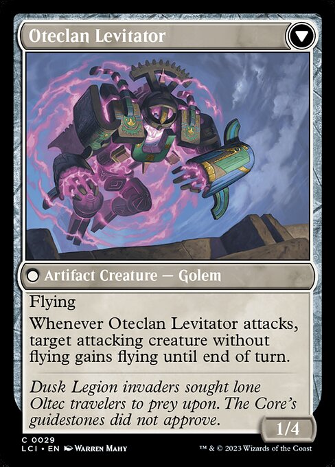 Oteclan Landmark // Oteclan Levitator (reverso)