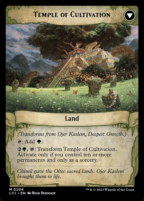 Ojer Kaslem, Deepest Growth // Temple of Cultivation (reverso)