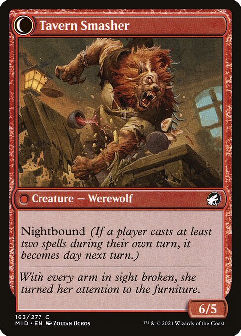 Tavern Ruffian // Tavern Smasher (reverso)