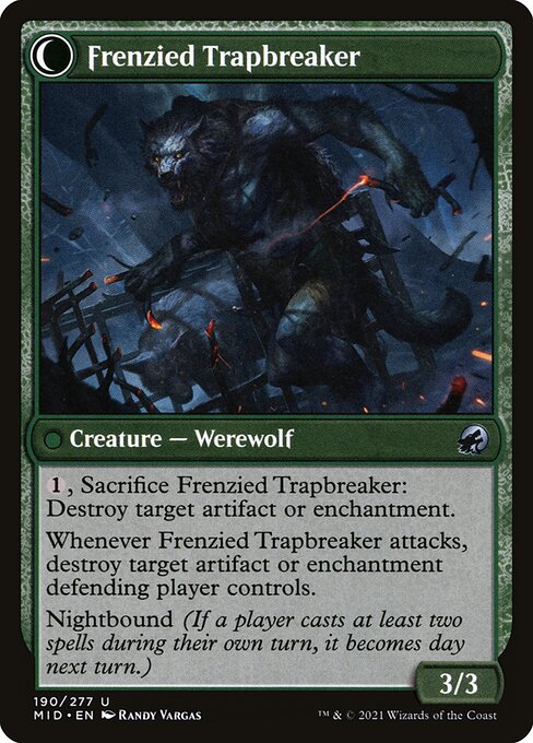 Outland Liberator // Frenzied Trapbreaker (reverso)