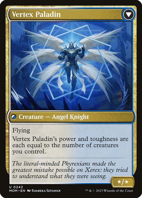 Invasion of Xerex // Vertex Paladin (reverso)