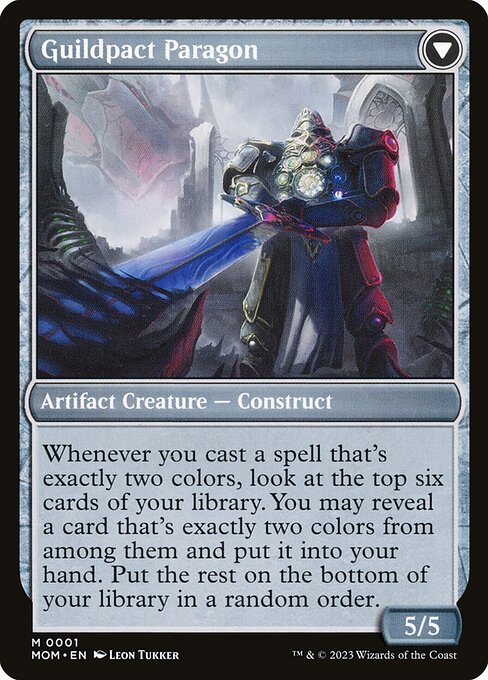 Invasion of Ravnica // Guildpact Paragon (reverso)
