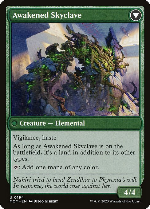 Invasion of Zendikar // Awakened Skyclave (reverso)