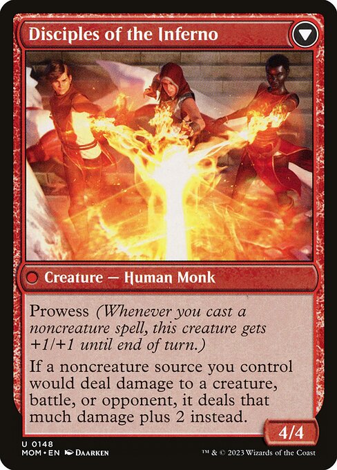 Invasion of Regatha // Disciples of the Inferno (reverso)