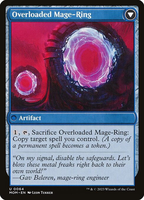 Invasion of Vryn // Overloaded Mage-Ring (reverso)