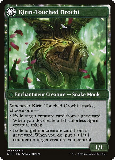 Teachings of the Kirin // Kirin-Touched Orochi (reverso)