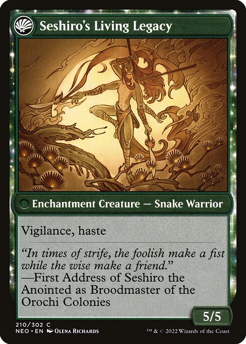 Tales of Master Seshiro // Seshiro's Living Legacy (reverso)