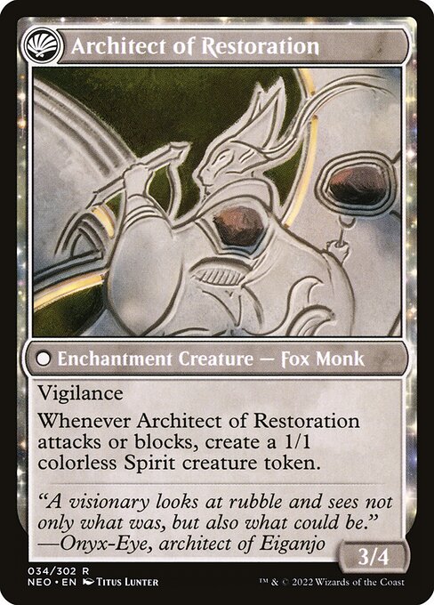 The Restoration of Eiganjo // Architect of Restoration (reverso)
