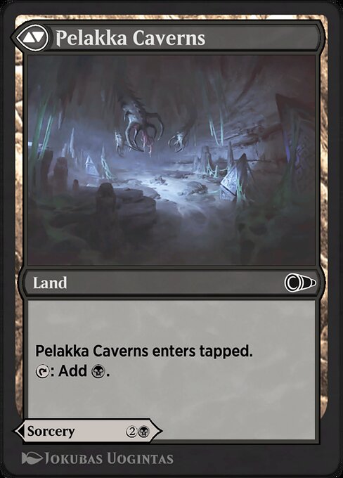 Pelakka Predation // Pelakka Caverns (reverso)
