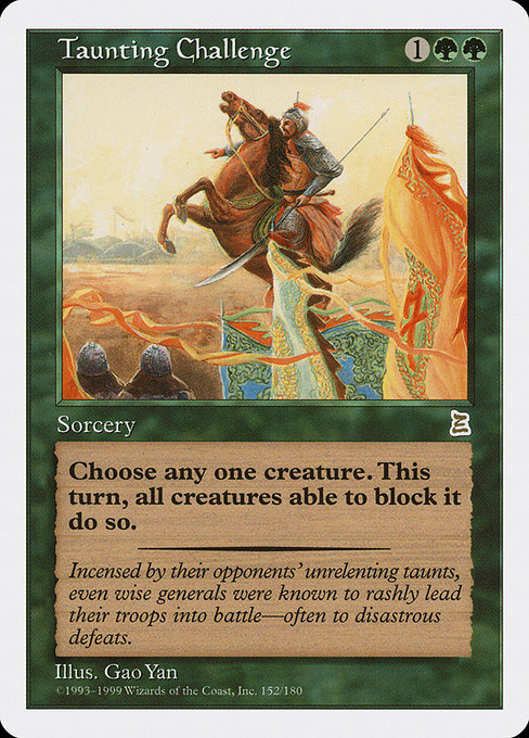 Taunting Challenge