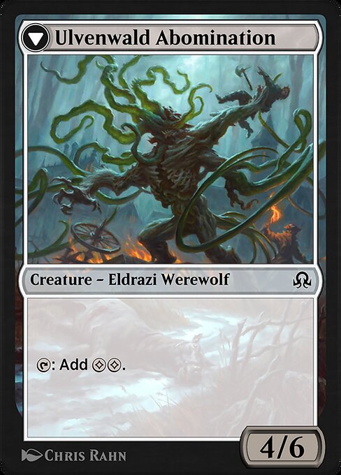 Ulvenwald Captive // Ulvenwald Abomination (reverso)