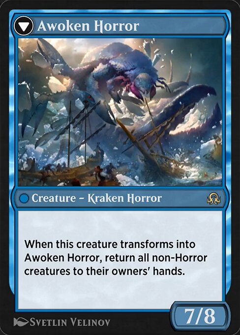 Thing in the Ice // Awoken Horror (reverso)