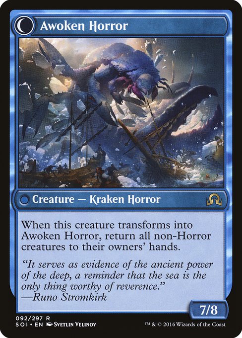 Thing in the Ice // Awoken Horror (reverso)