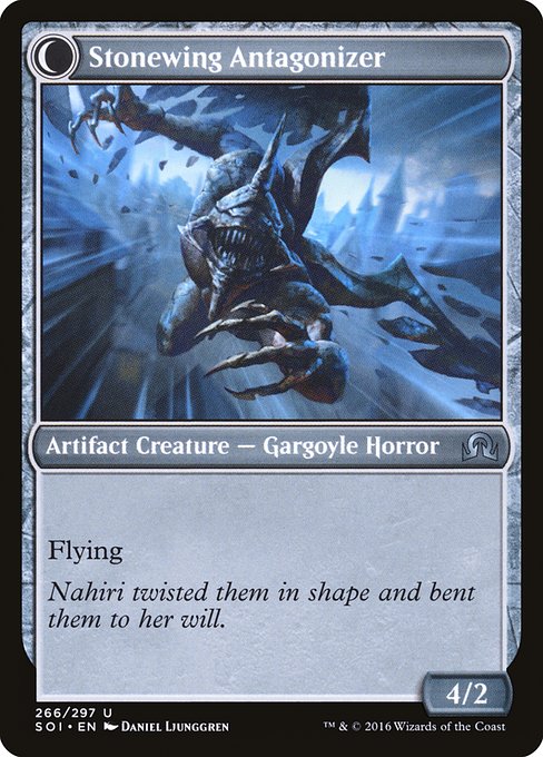 Thraben Gargoyle // Stonewing Antagonizer (reverso)
