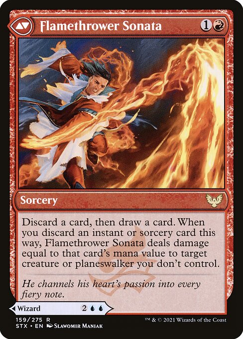 Torrent Sculptor // Flamethrower Sonata (reverso)