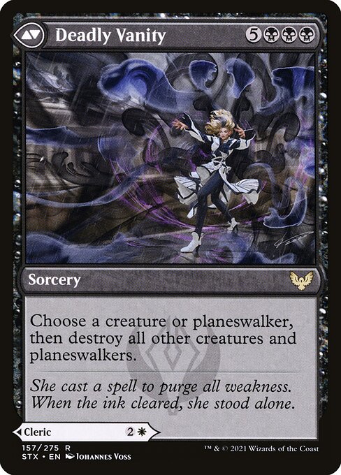 Selfless Glyphweaver // Deadly Vanity (reverso)