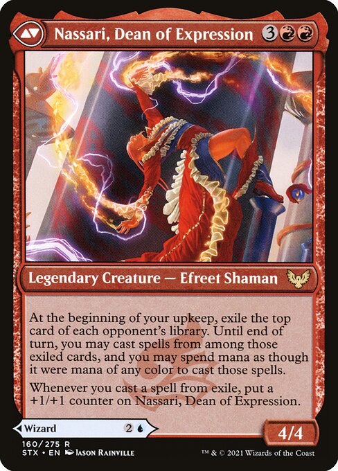 Uvilda, Dean of Perfection // Nassari, Dean of Expression (reverso)