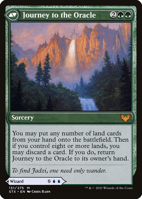 Jadzi, Oracle of Arcavios // Journey to the Oracle (reverso)