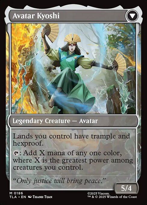 The Legend of Kyoshi // Avatar Kyoshi (reverso)