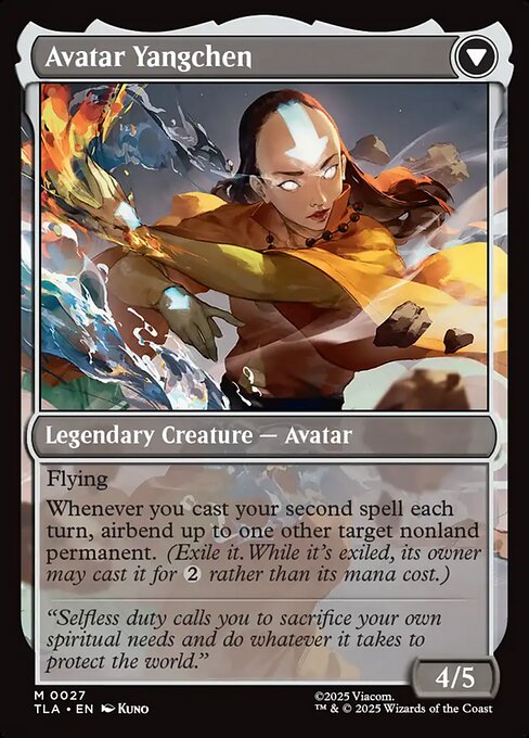 The Legend of Yangchen // Avatar Yangchen (reverso)