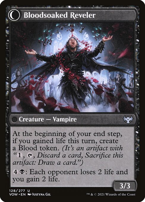 Restless Bloodseeker // Bloodsoaked Reveler (reverso)