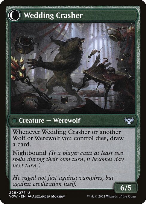Wolfkin Outcast // Wedding Crasher (reverso)