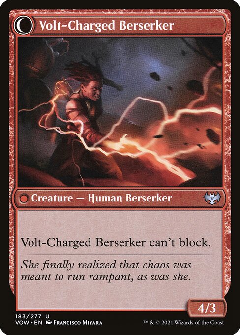 Voltaic Visionary // Volt-Charged Berserker (reverso)
