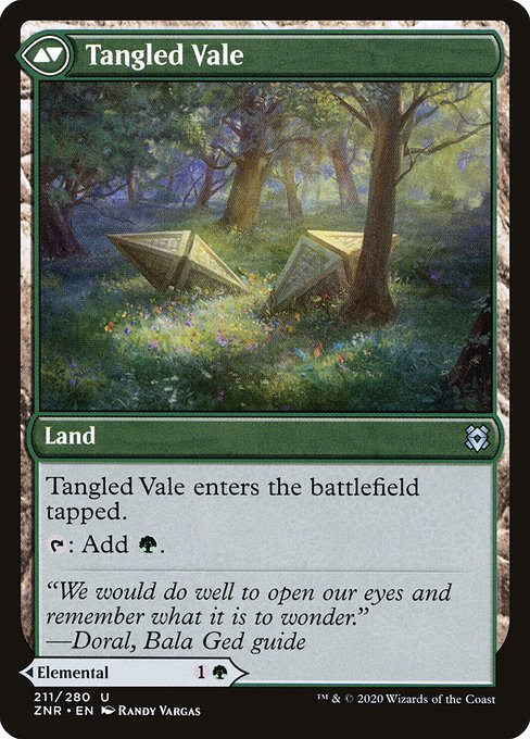 Tangled Florahedron // Tangled Vale (reverso)