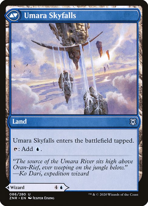 Umara Wizard // Umara Skyfalls (reverso)