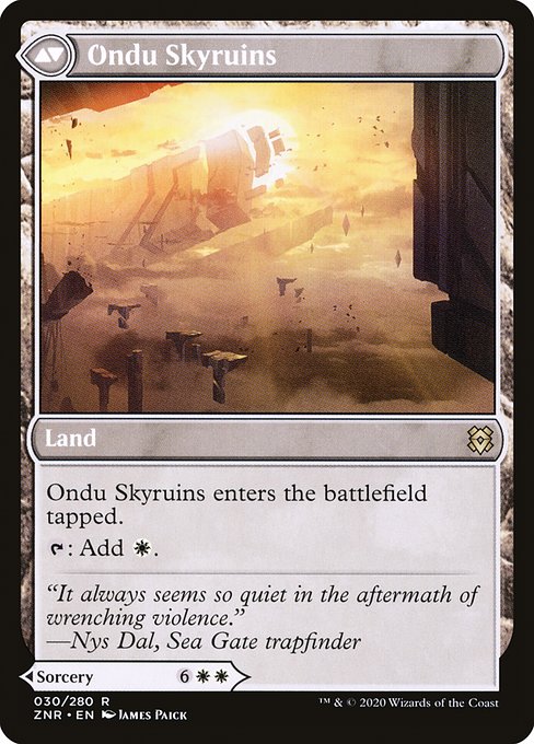 Ondu Inversion // Ondu Skyruins (reverso)